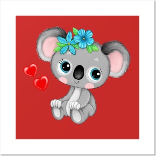 Koala Love Posters and Art